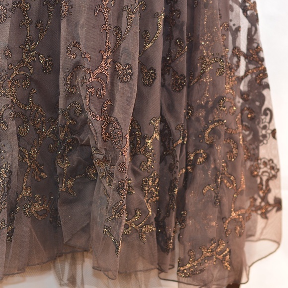 /////embellished Netted Special Occasion Dress SZ M Jessica - Picture 6 of 12